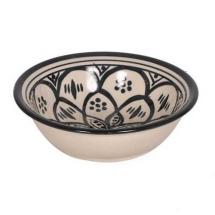 Ceramic White N Black Elegant Bowl